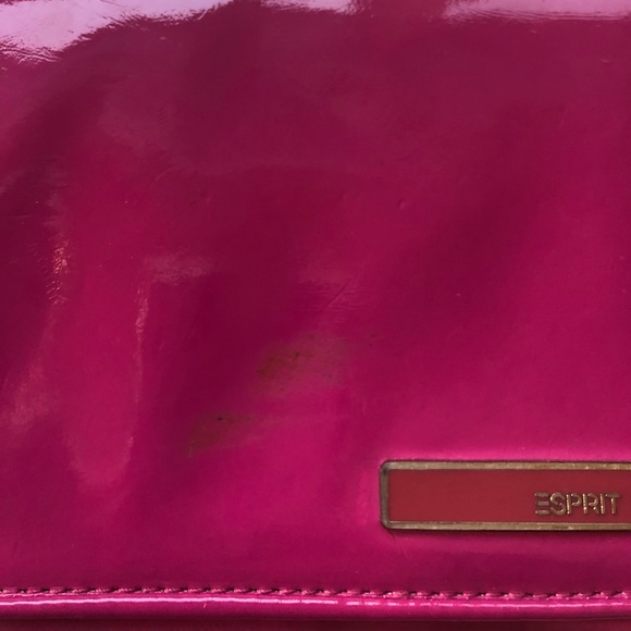 Esprit clutch - long - hot pink - well-loved but till in great condition! - Picture 3 of 4
